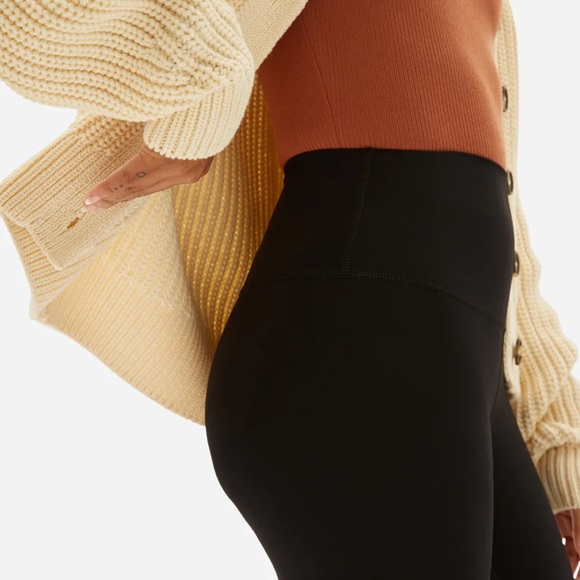 Everlane The Perform Legging Black Workout Tights - Picture 3 of 5